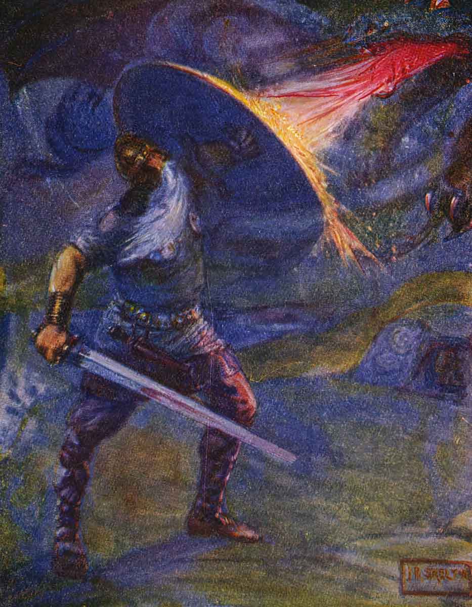 beowulf and dragon
