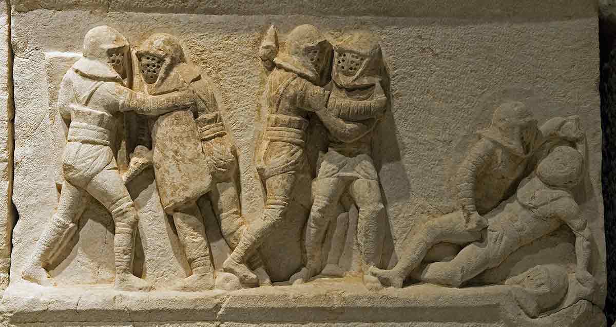burdur gladiator frieze