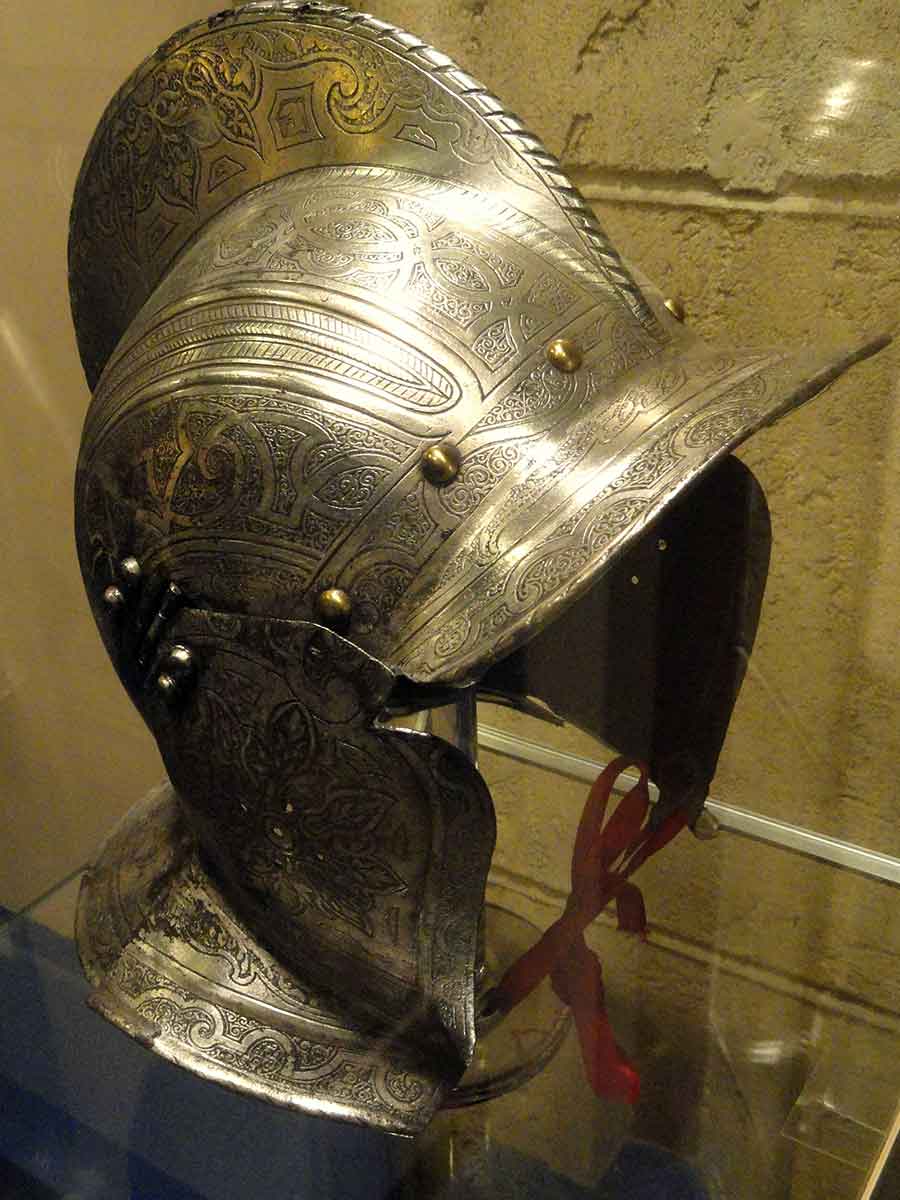 burgonet medieval helmet