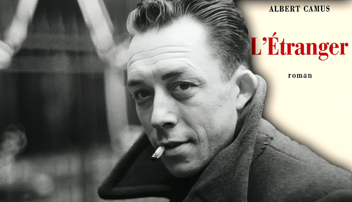 Albert Camus and L'Étranger book cover