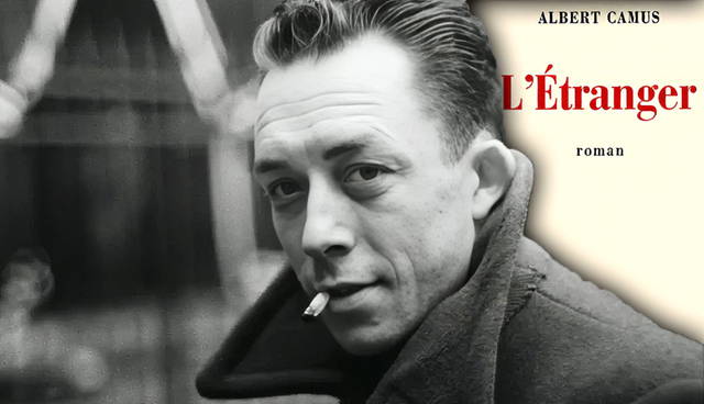Albert Camus and L'Étranger book cover