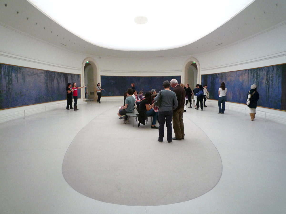 claude monet water lilies panel small museum