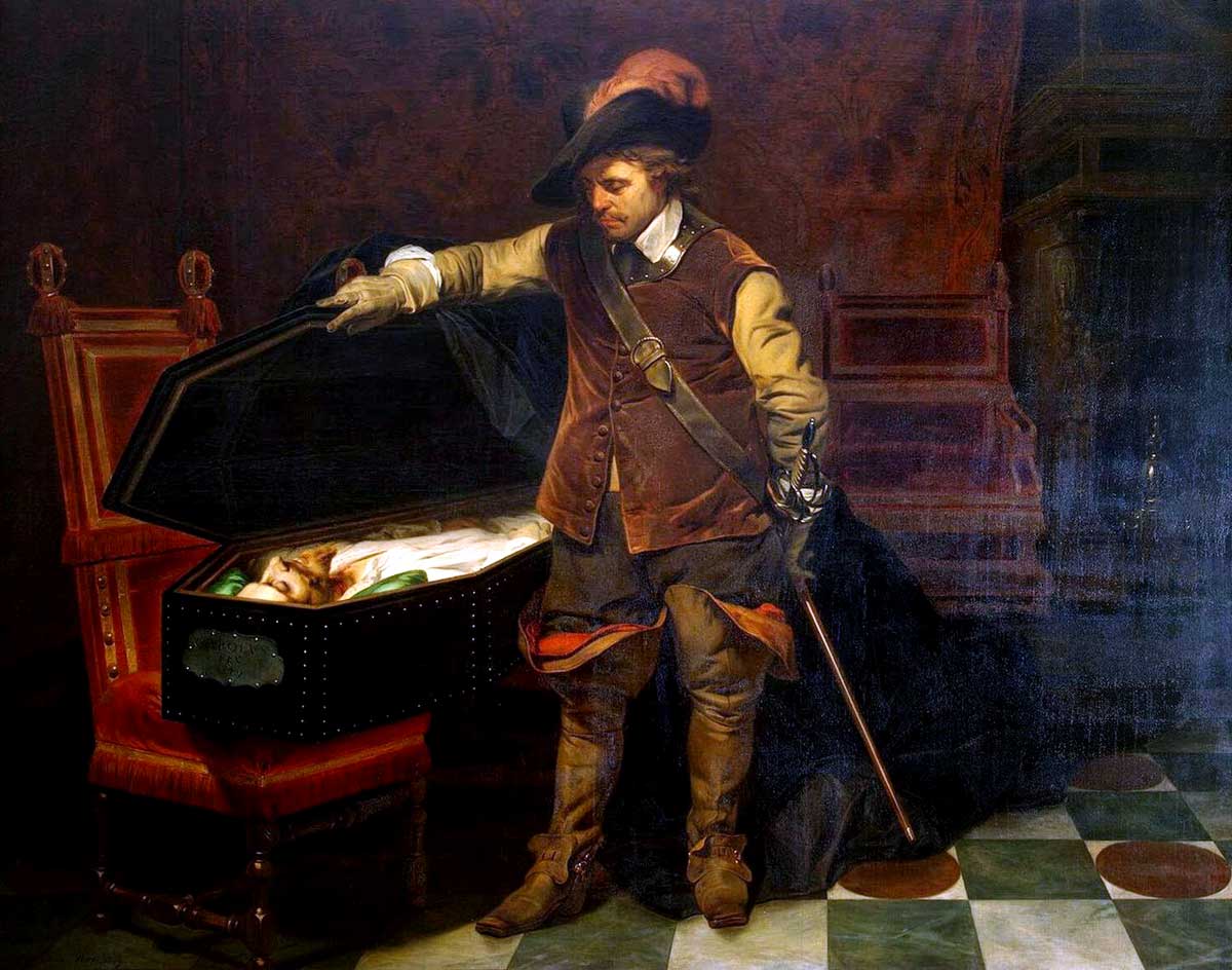cromwell and corpse king charles i delaroche