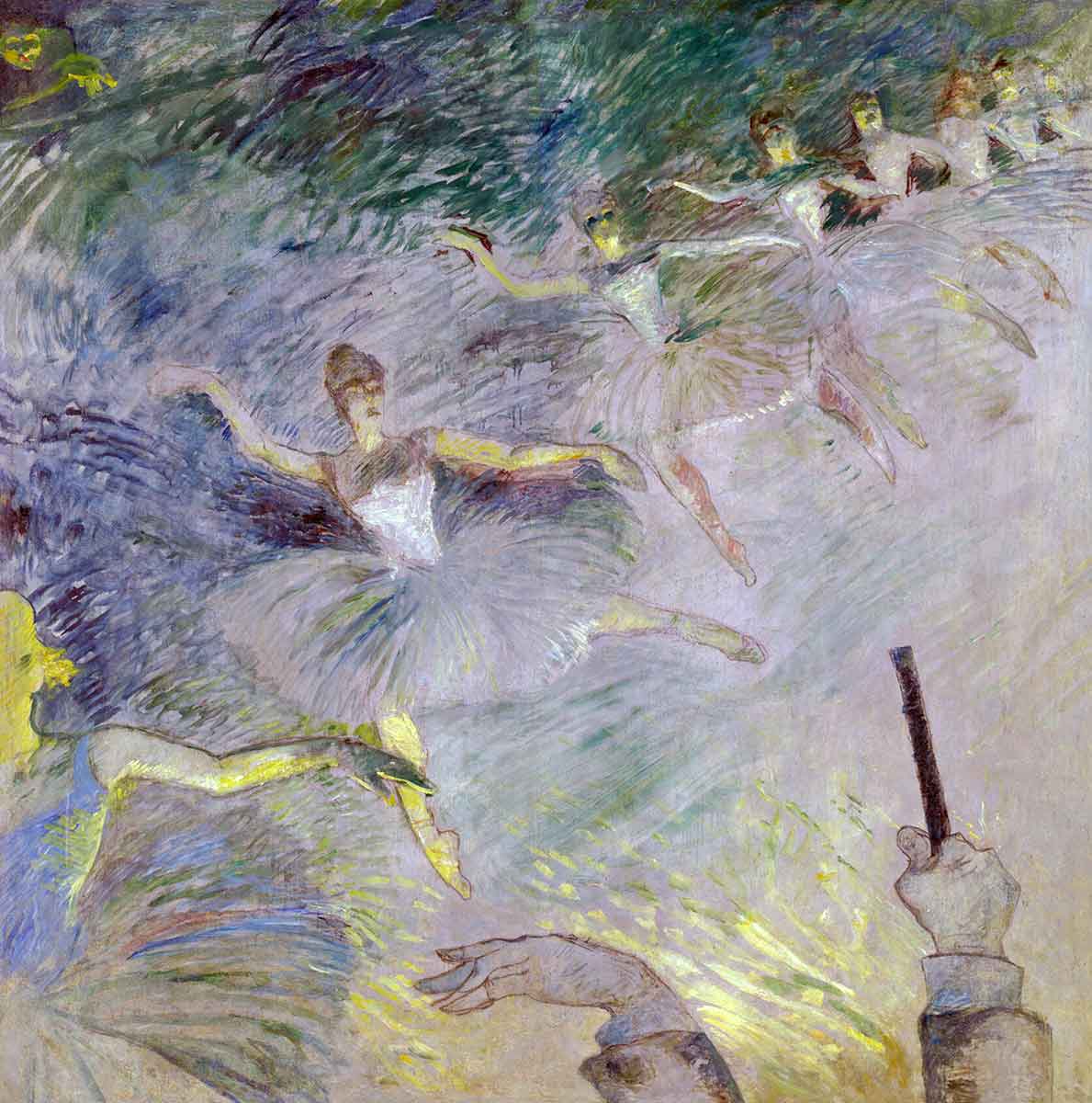 de toulouse lautrec ballet dancers painting