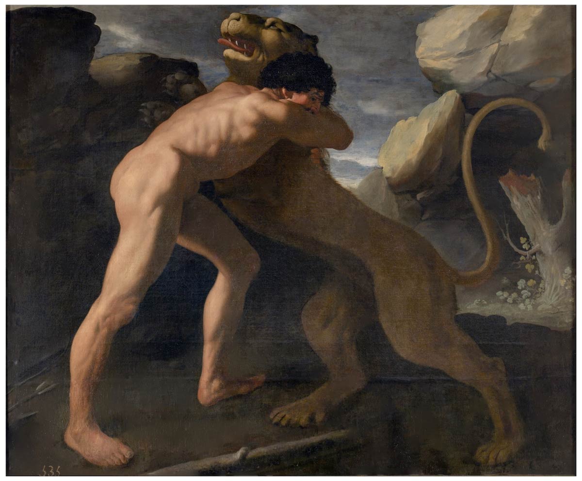 de zurbarán hercules nemean lion painting