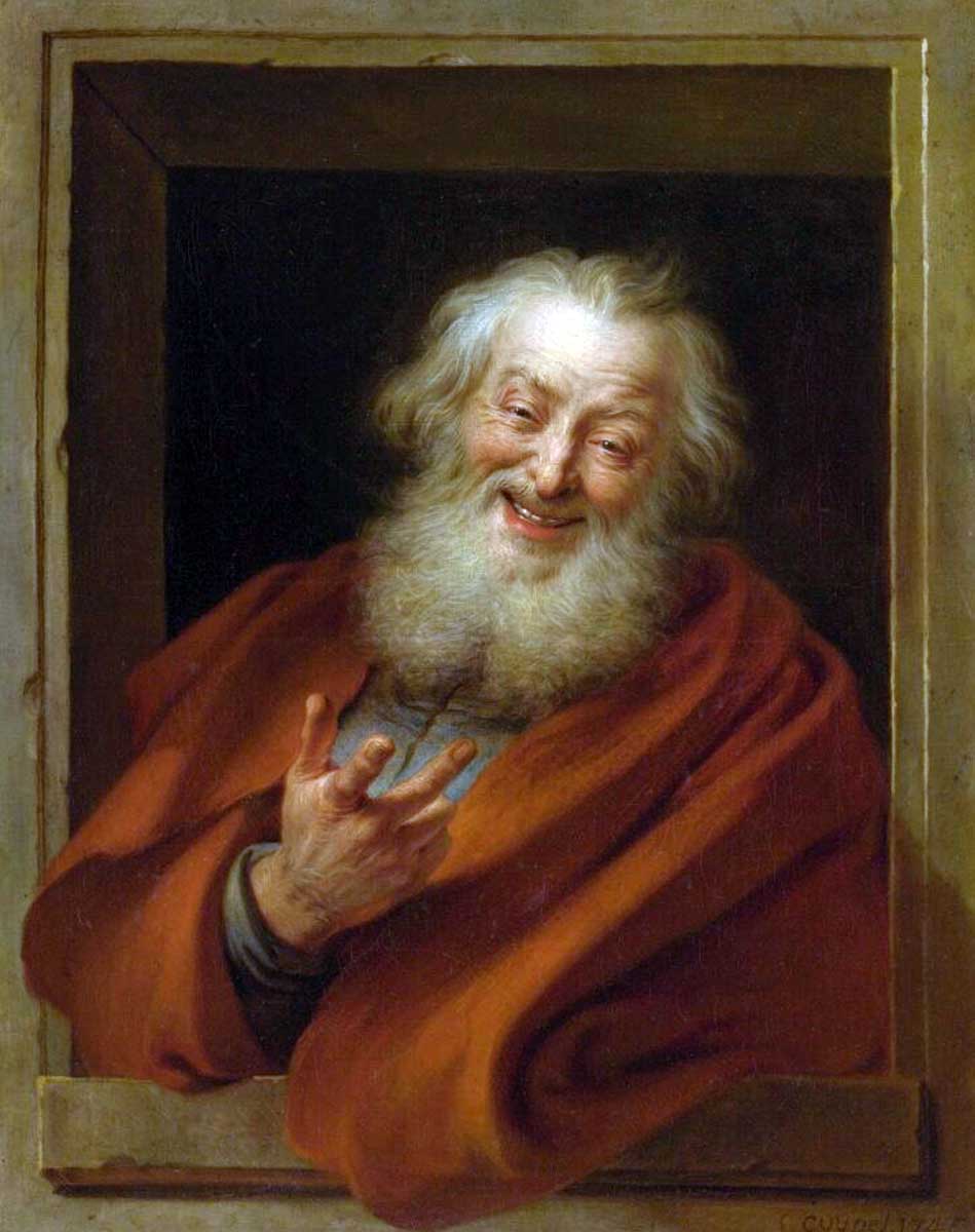 democritus philosopher charles antoine coypel painting
