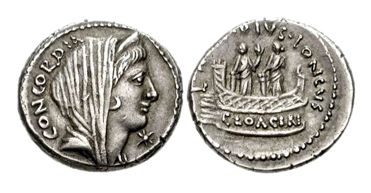 denarius concordia cloacina