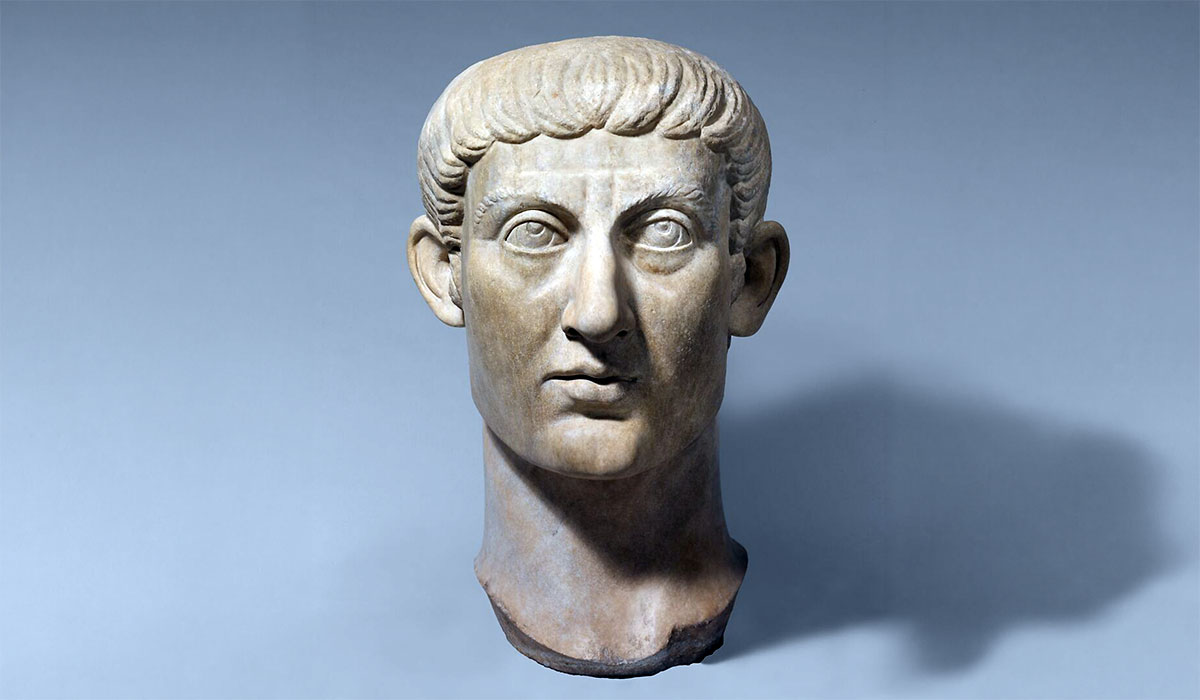 emperor constantine bust