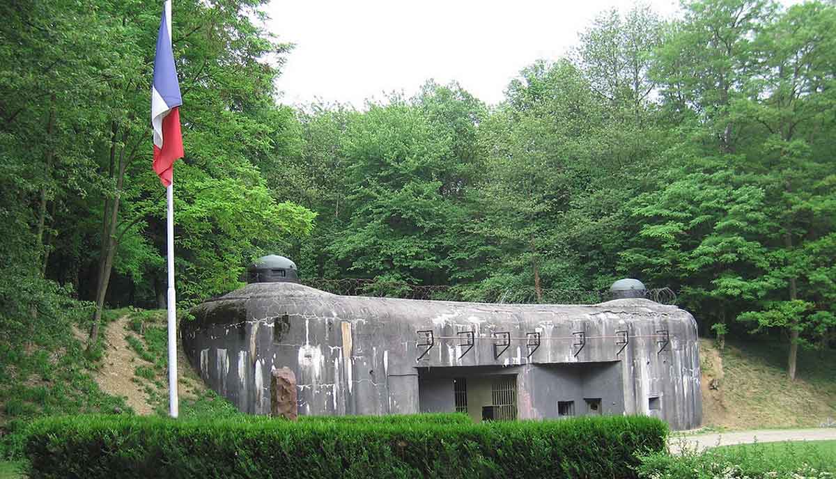 entrance to ouvrage maginot