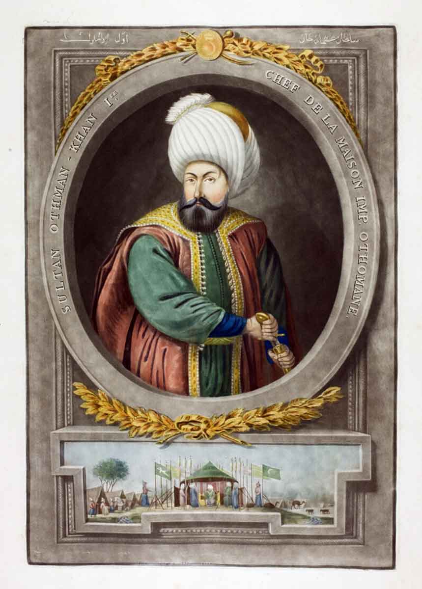etching sultan osman i