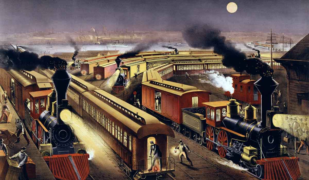 fast mail train