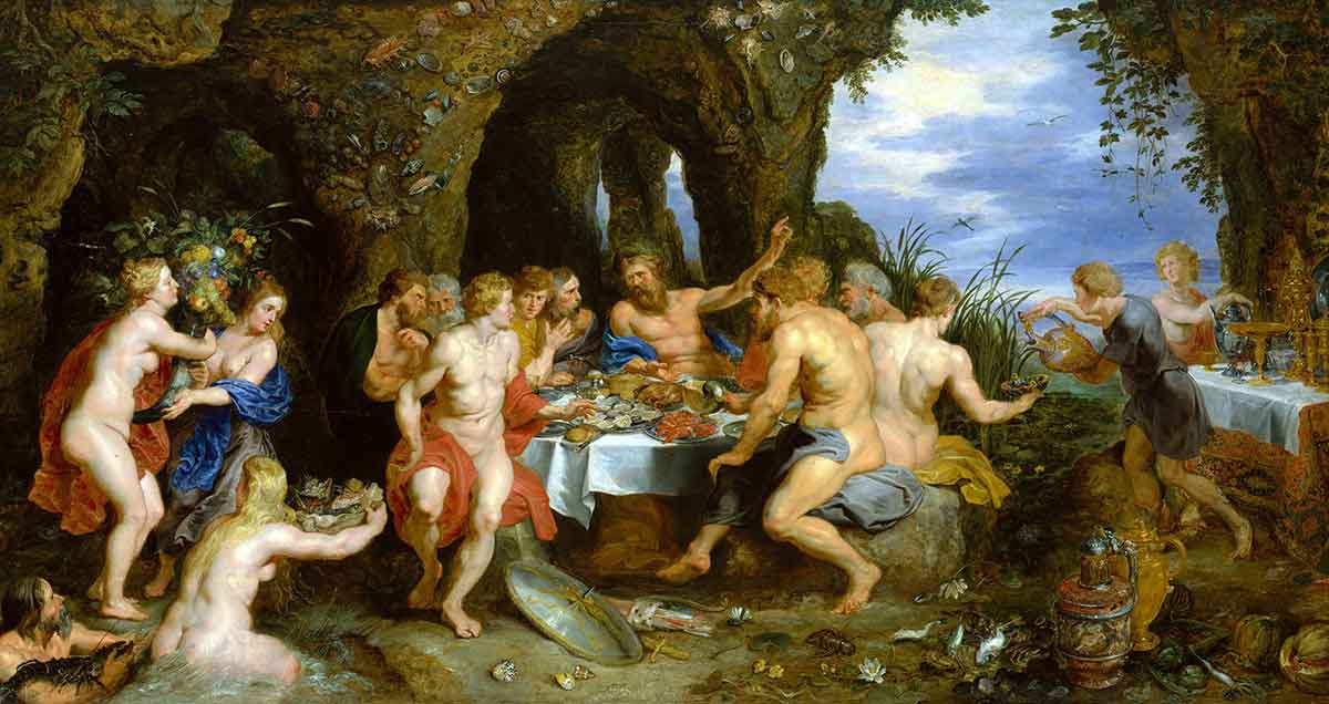 feast achelous painting rubens