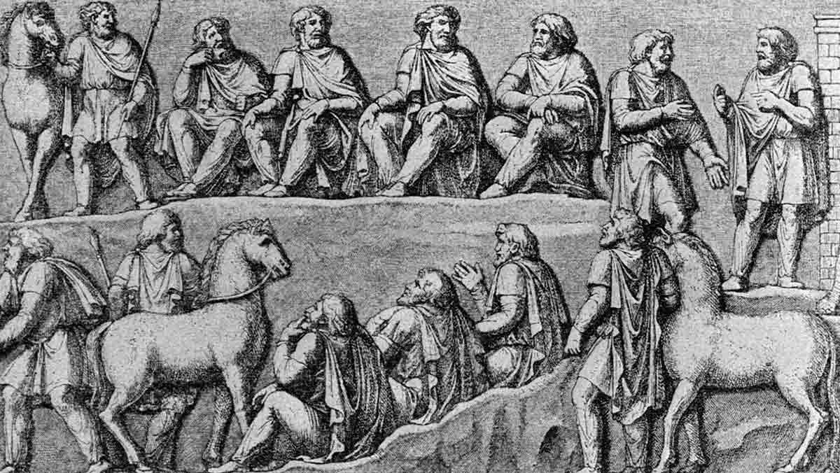 german thing column marcus aurelius