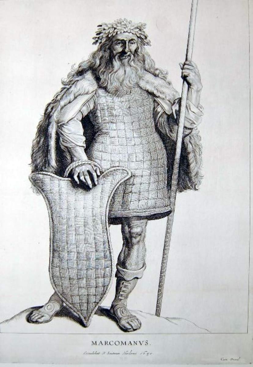 germanic warrior print marcommanus