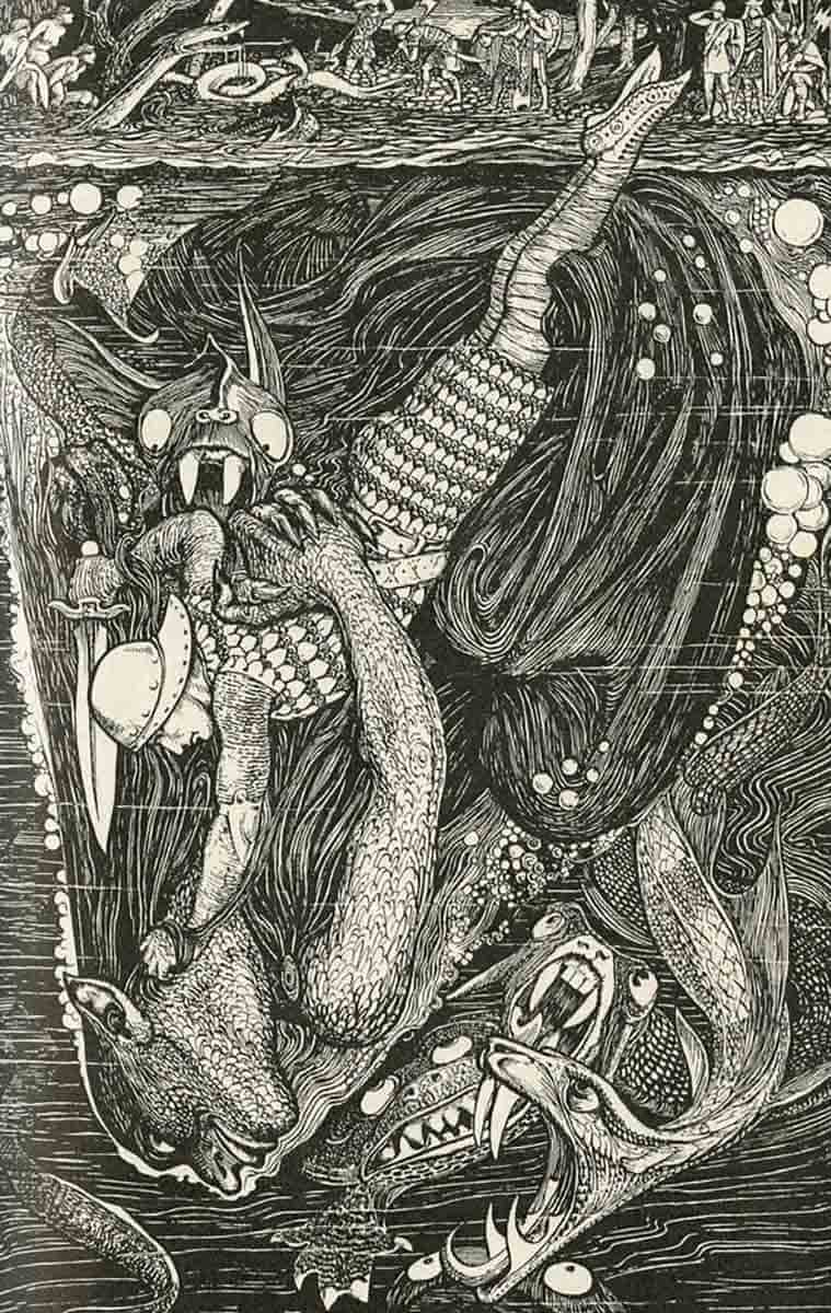 grendel in lake