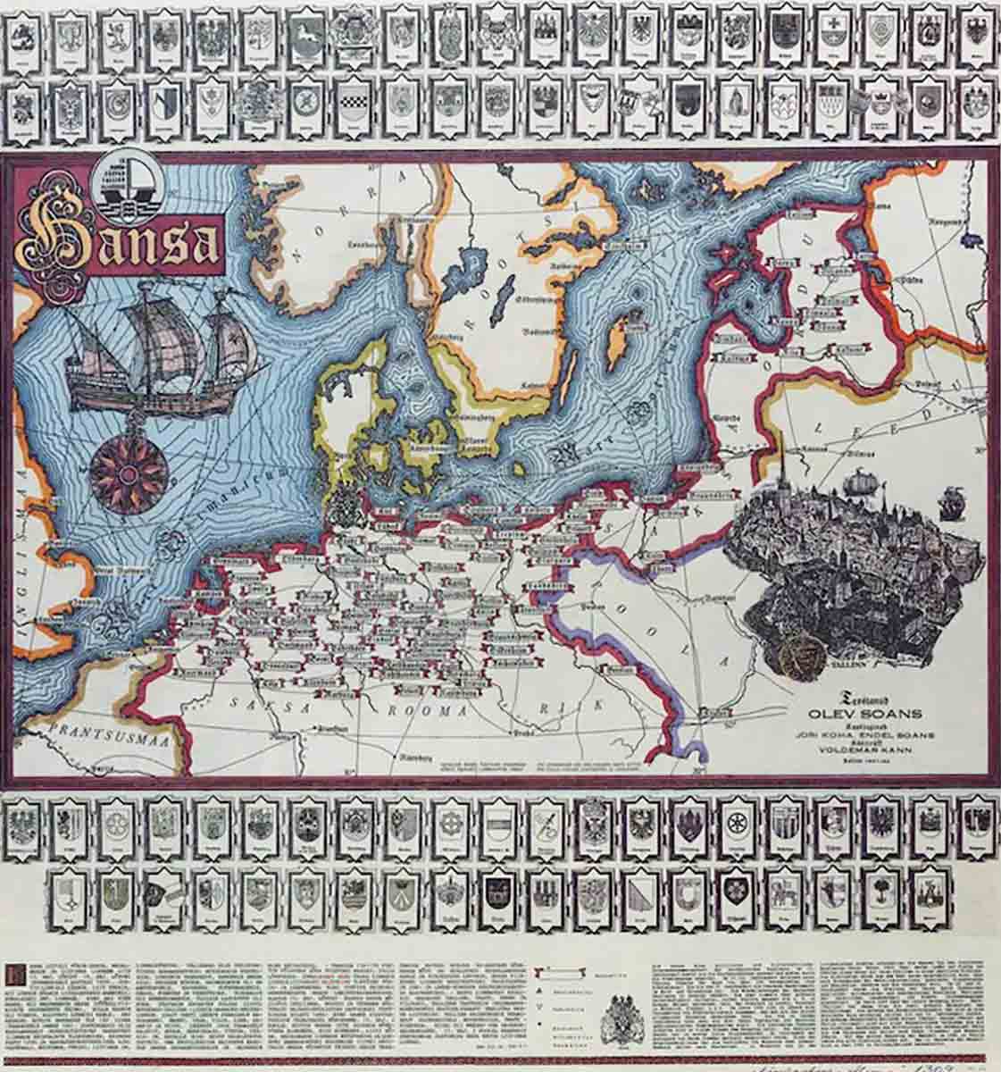 hanseatic cities map