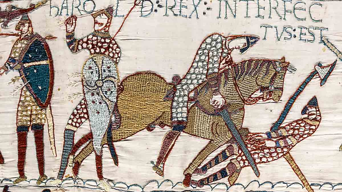harold godwinson bayeux tapestry detail
