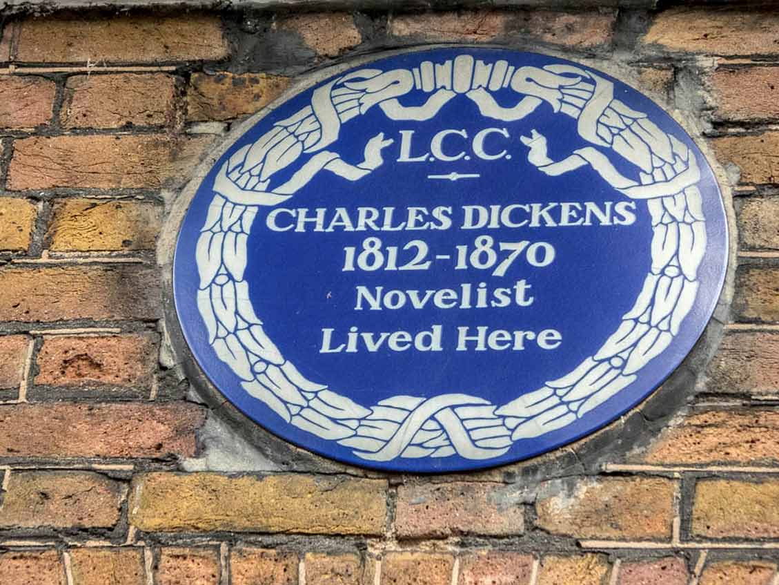 heritage blue plaque charles dickens museum