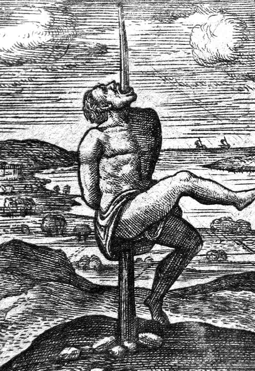 impaled man 1593