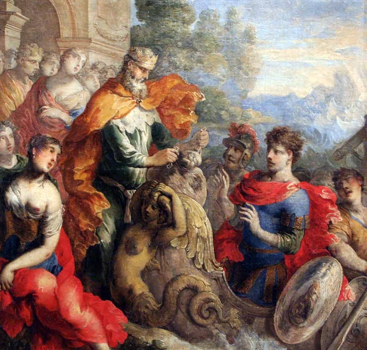 Aeolus Giving the Winds to Odysseus by Isaac Moillon