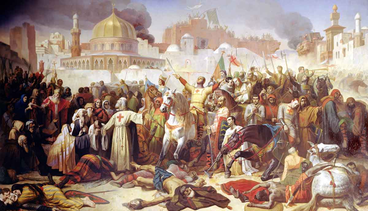 jerusalem crusaders painting signol