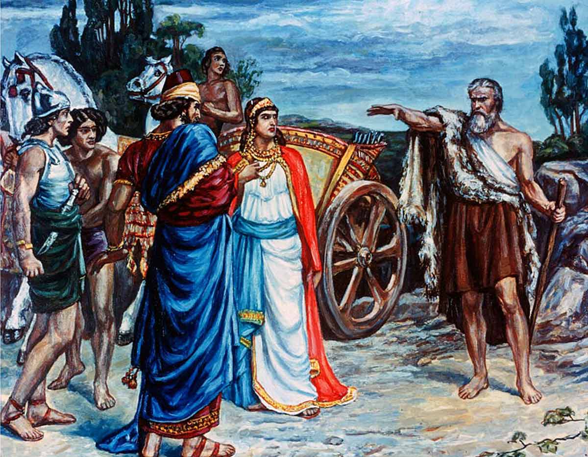 jezabel and ahab meeting elijah