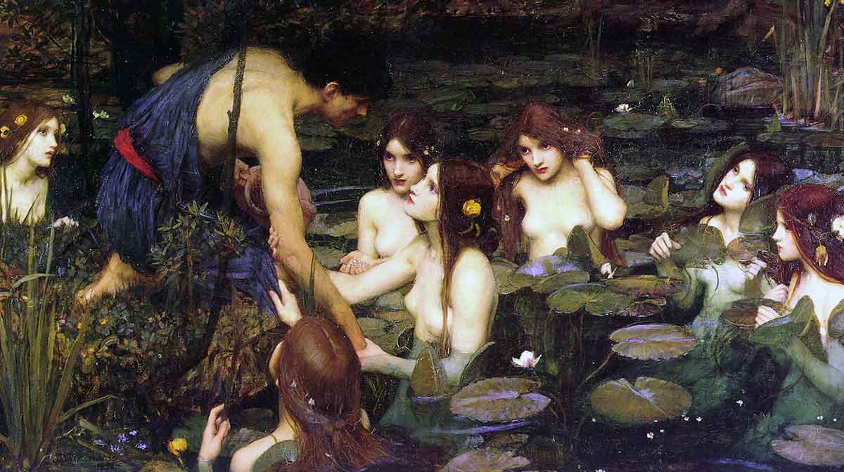 john william waterhouse hylas nymphs painting