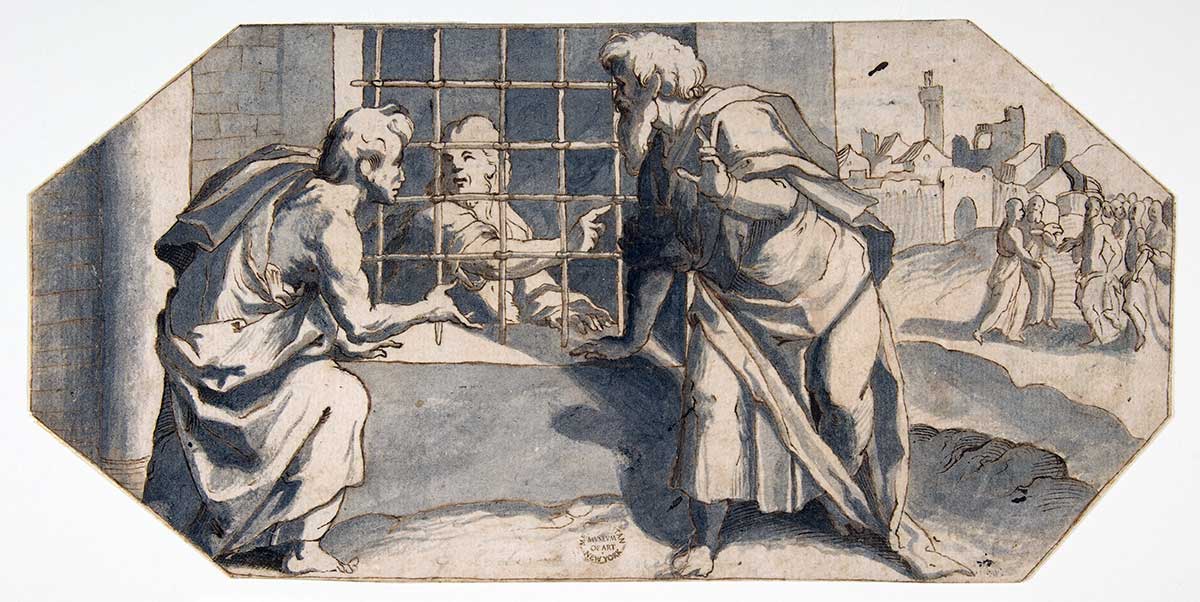johns disciples at prison