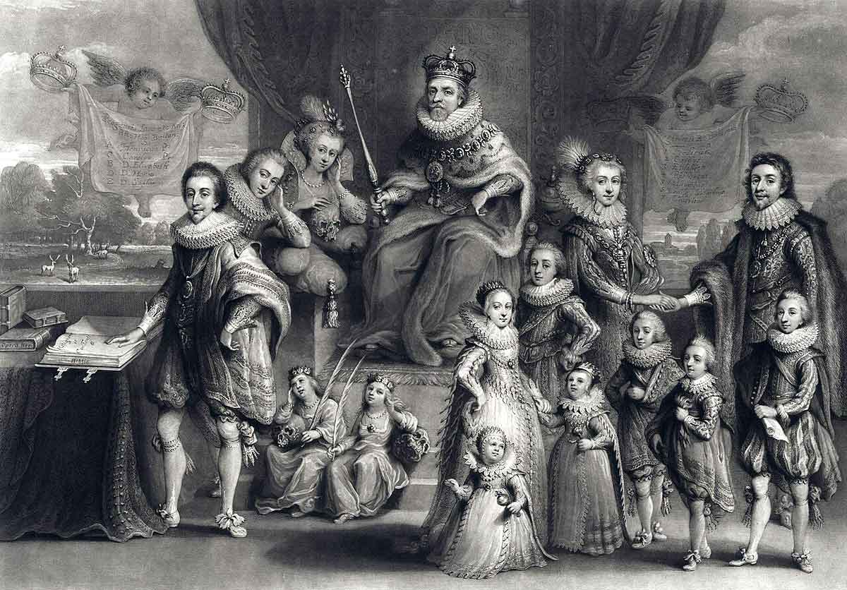 king james i and progeny