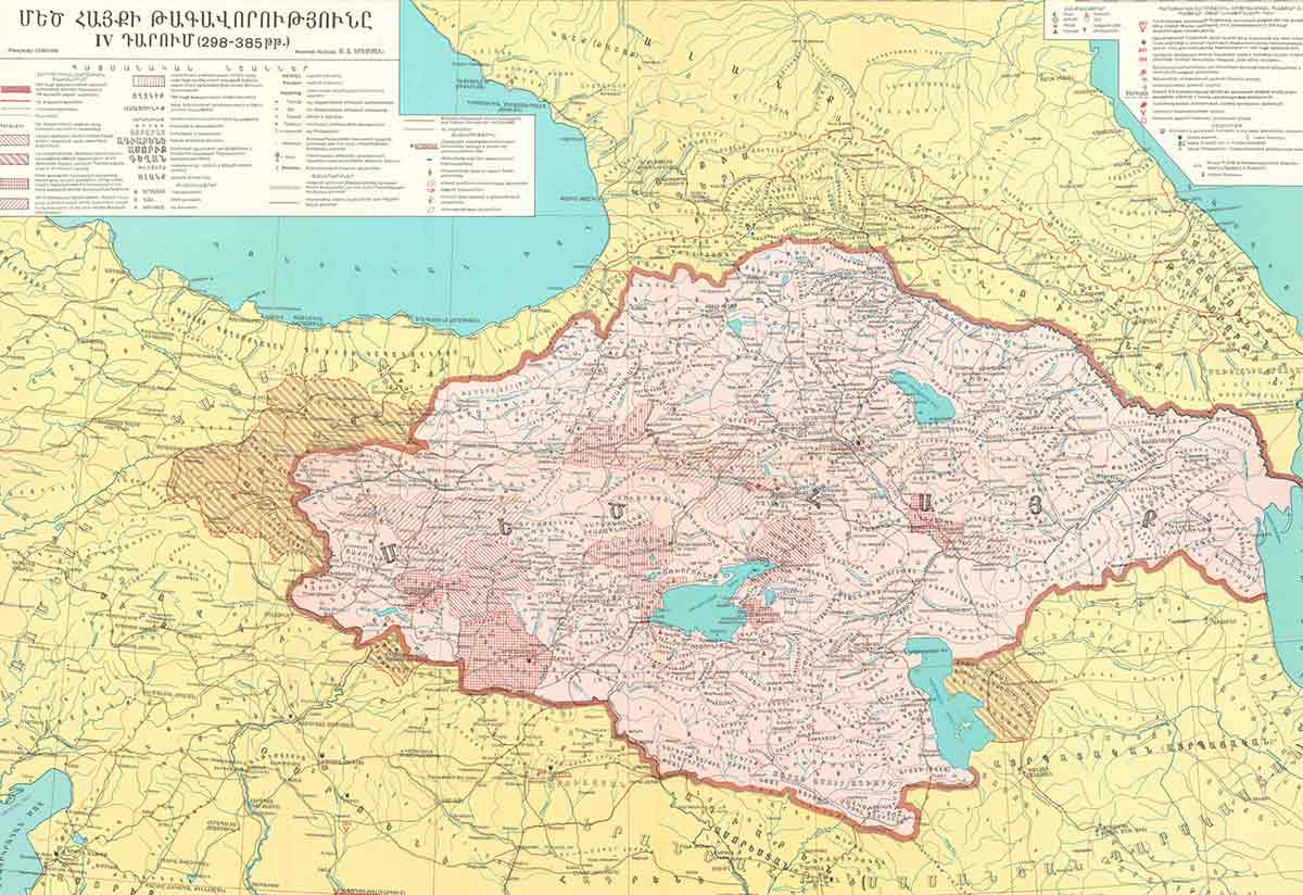 kingdom of armenia map