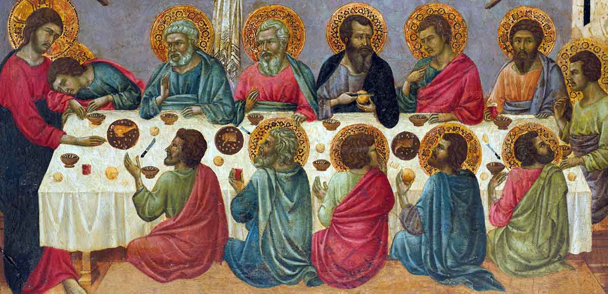 last supper scene