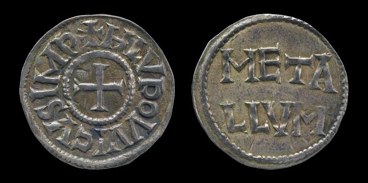 louis the pious coin