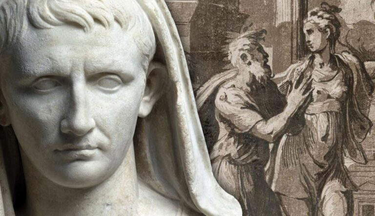 Statue of Augustus with Augustus and the Tiburtine Sibyl