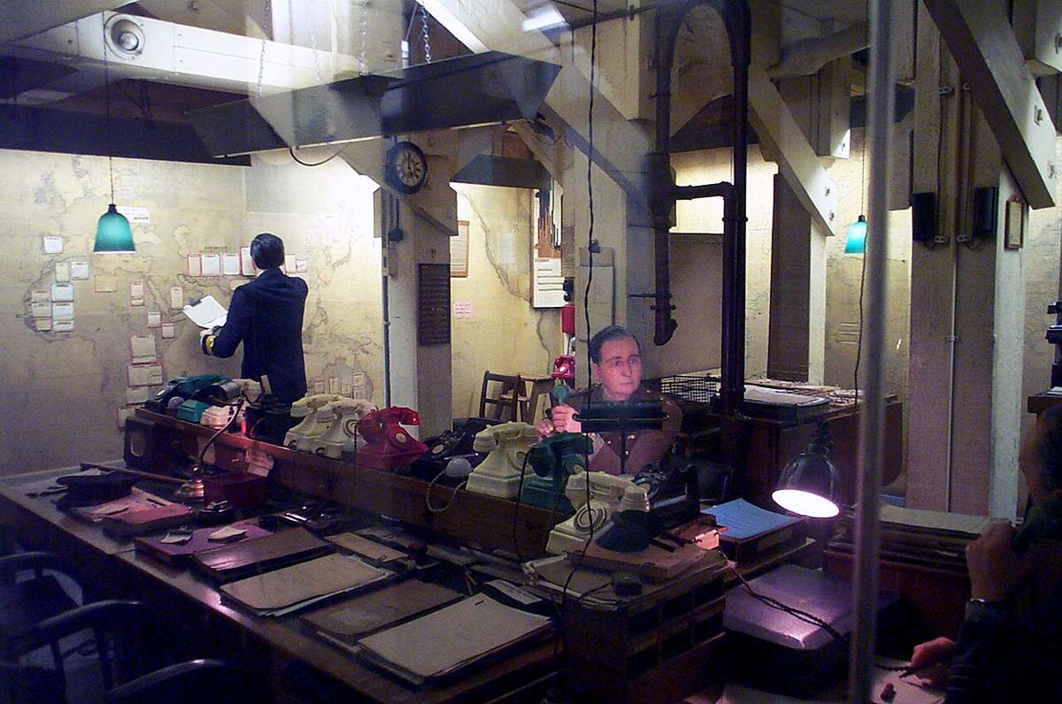 map room churchill war rooms underground museum
