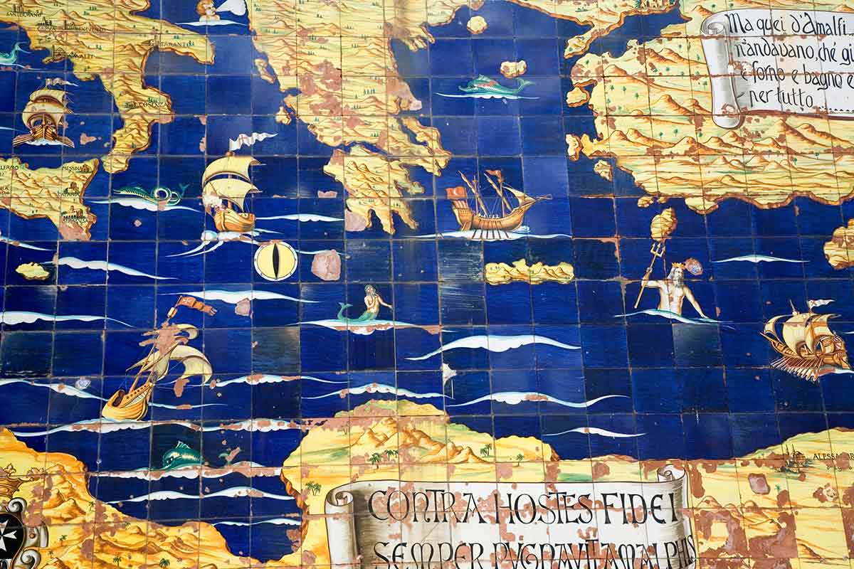mediterranean map ancient