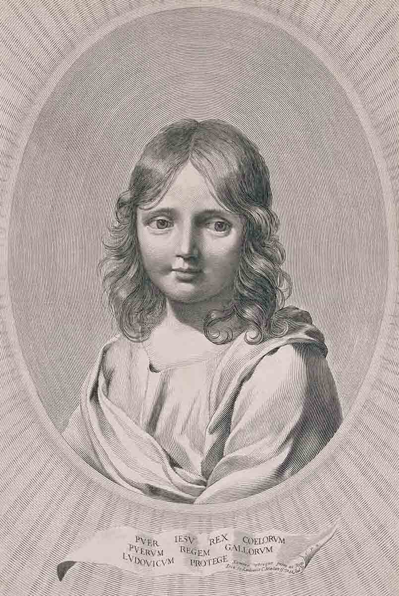 mellan jesus childhood etching