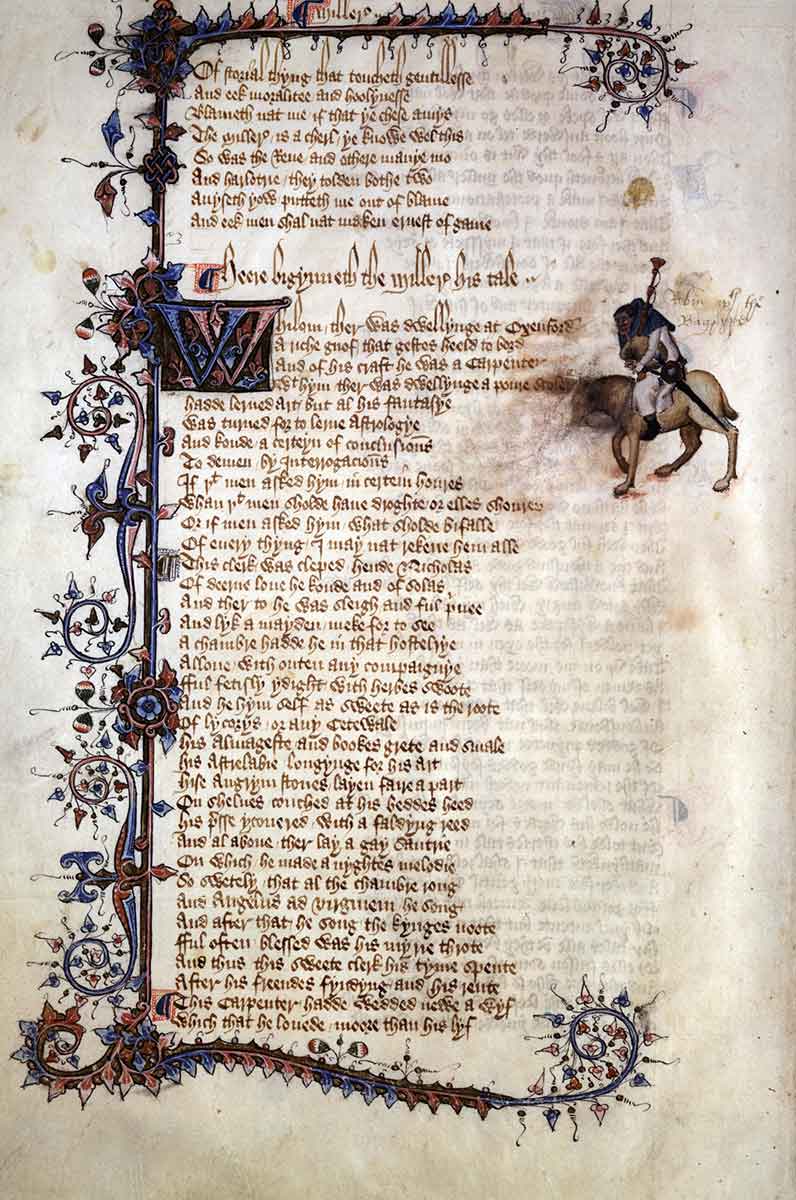 miller ellesmere canterbury tales