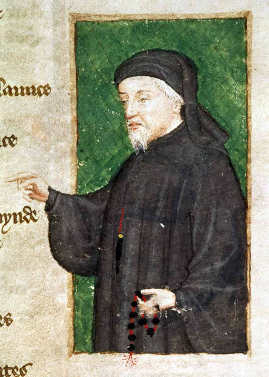 miniature chaucer hoccleve