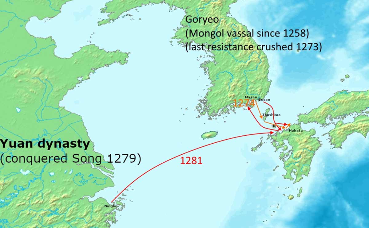 mongol invasions of japan
