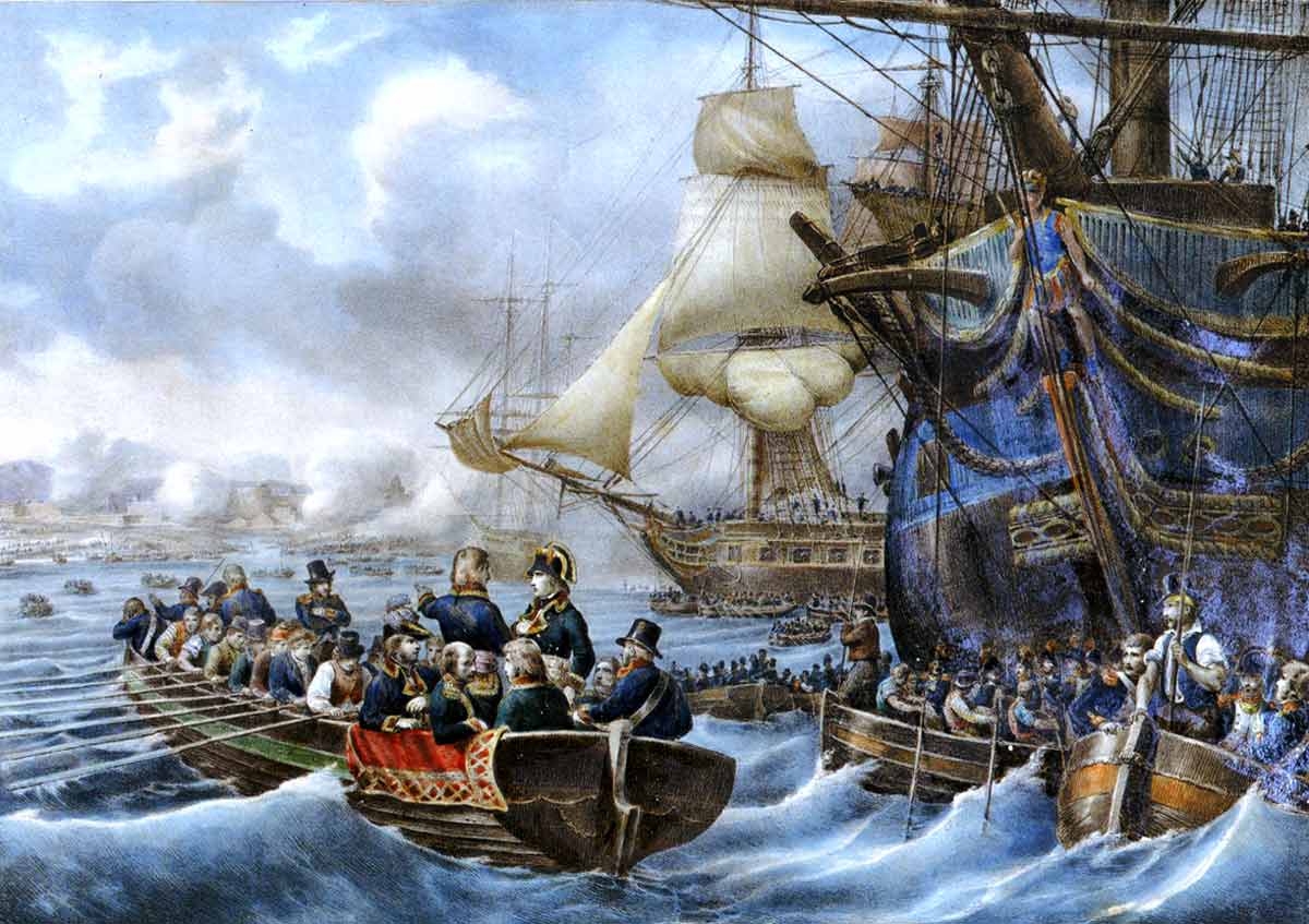 napoleon landing malta