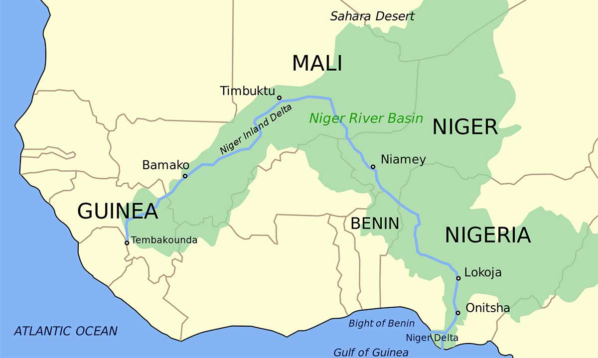 niger river map