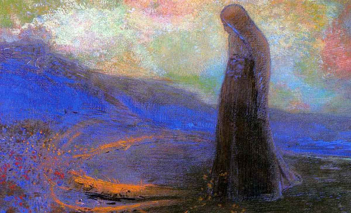 odilon redon reflection painting