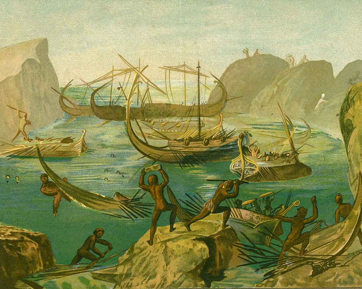 odysseus bei den laestrygonen