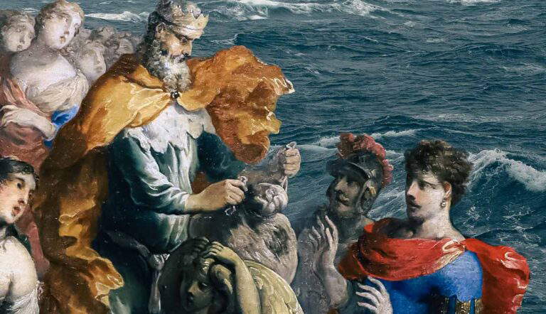 Aeolus Giving the Winds to Odysseus by Isaac Moillon