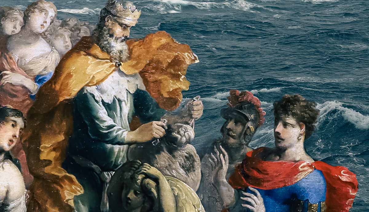 Aeolus Giving the Winds to Odysseus by Isaac Moillon