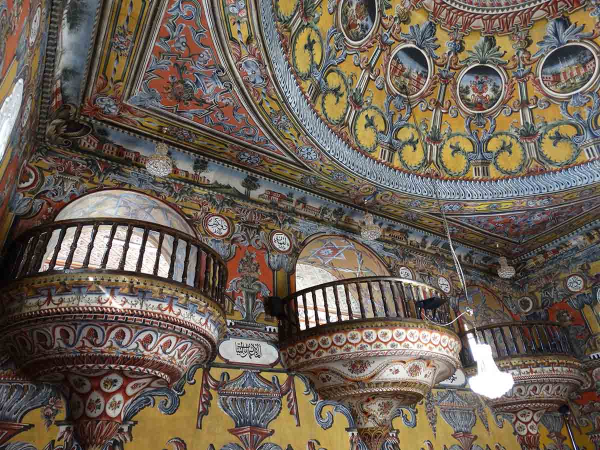 painted mosque tetovo ottoman site