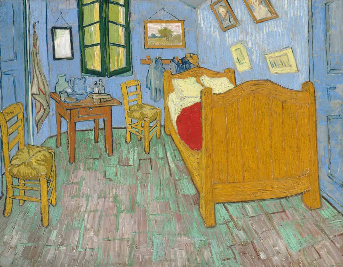 painting the bedroom van gogh