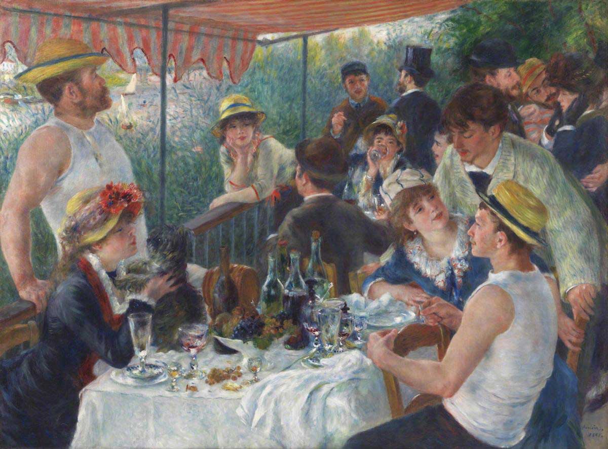 pierre auguste renoir luncheon painting