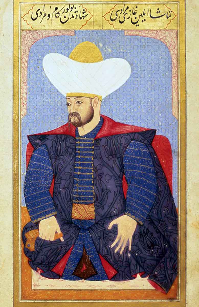 portrait miniature sultan murad first