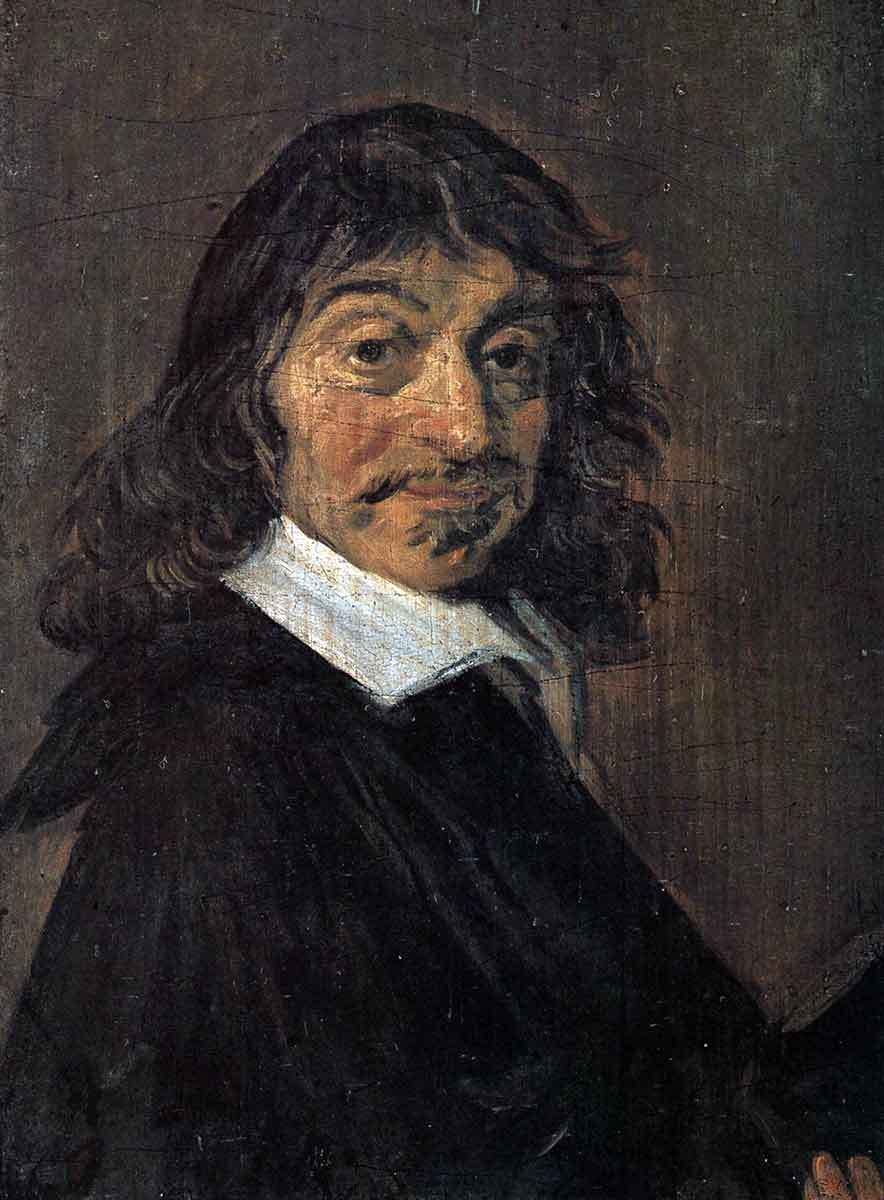 portrait of rené descartes by franz hals